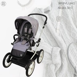 Babyluxe MOLLA Trio Classico con Balestre | Comfort e Stile Senza Tempo