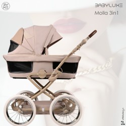 Babyluxe MOLLA Classic Trio with Leaf Springs | Timeless Comfort and Style