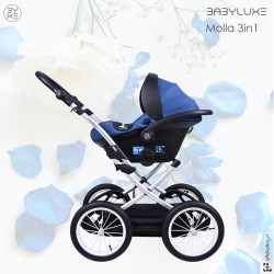Babyluxe MOLLA Classic Trio with Leaf Springs | Timeless Comfort and Style