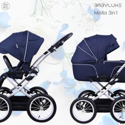 Babyluxe MOLLA Classic Trio with Leaf Springs | Timeless Comfort and Style